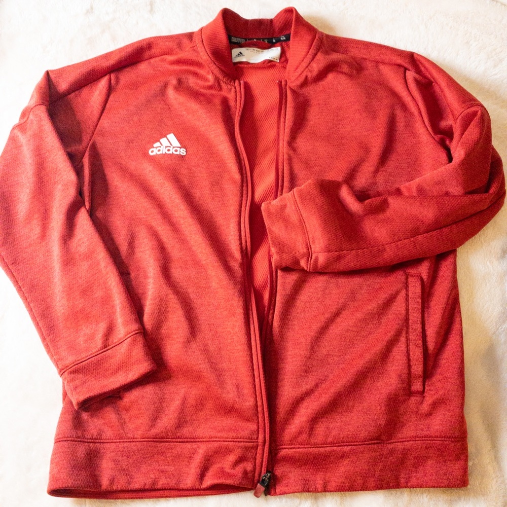 Be My Valentines Red Adidas Jacket